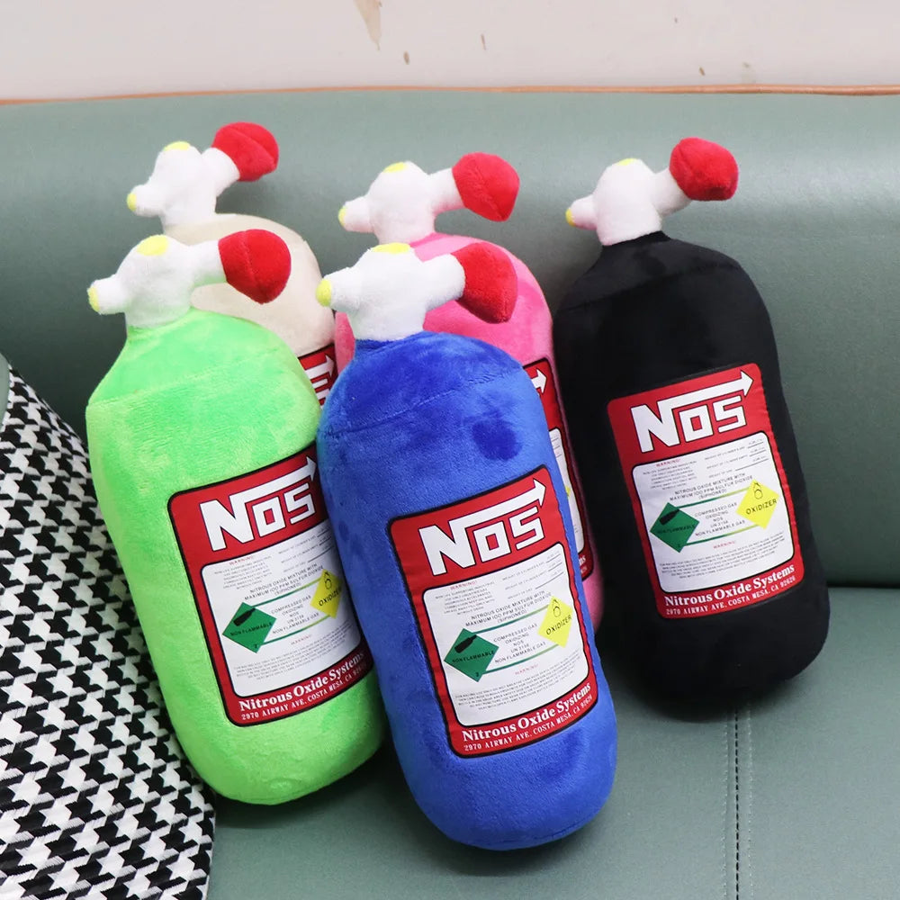 NOS Nitrous Oxide Bottle Pillow