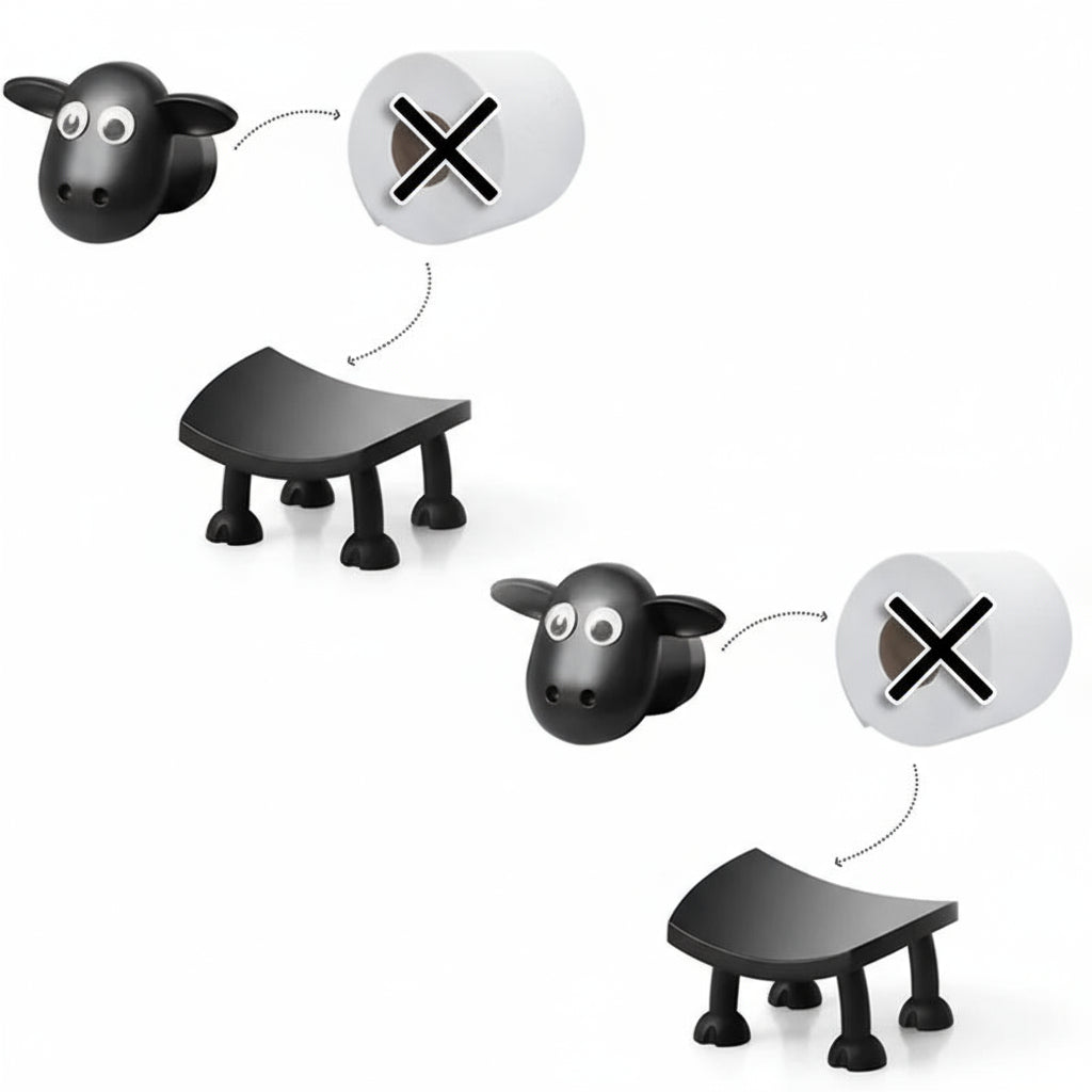 Schaf Toilettenpapierhalter 