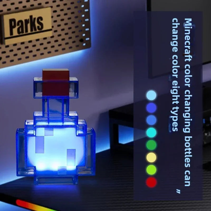 Minecraft Farbwechsel LED-Flasche 