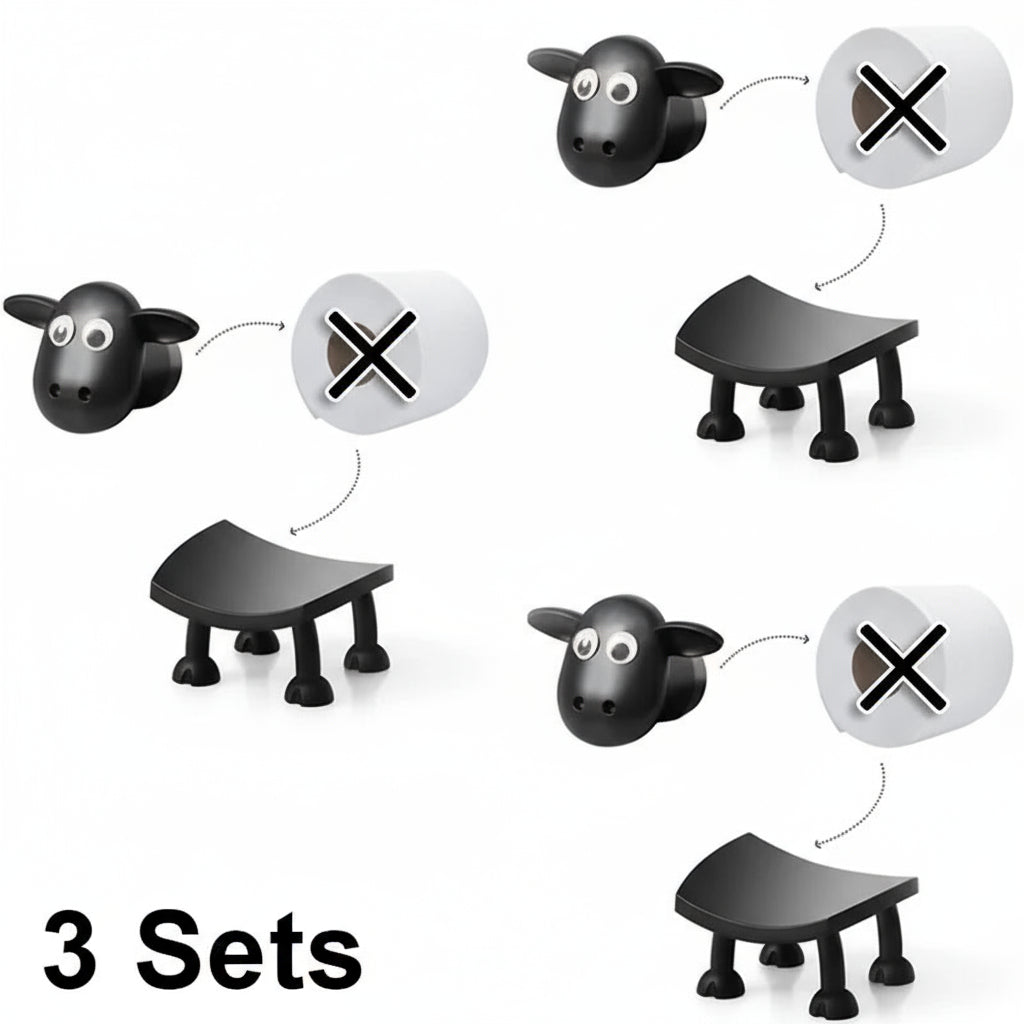 Schaf Toilettenpapierhalter 