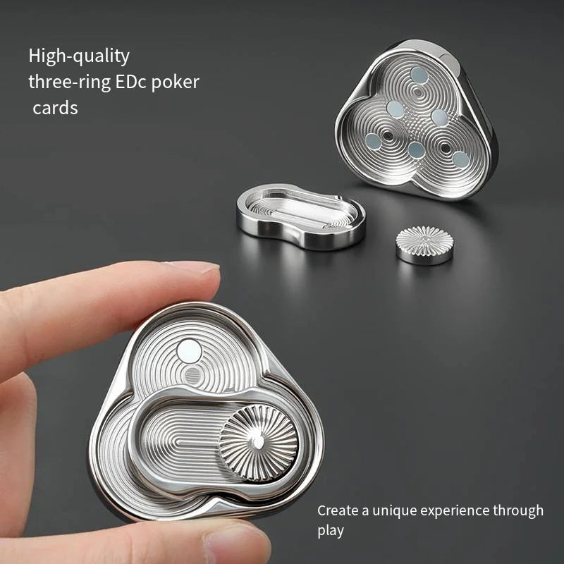 Triangle Metal Fidget Spinner Disk
